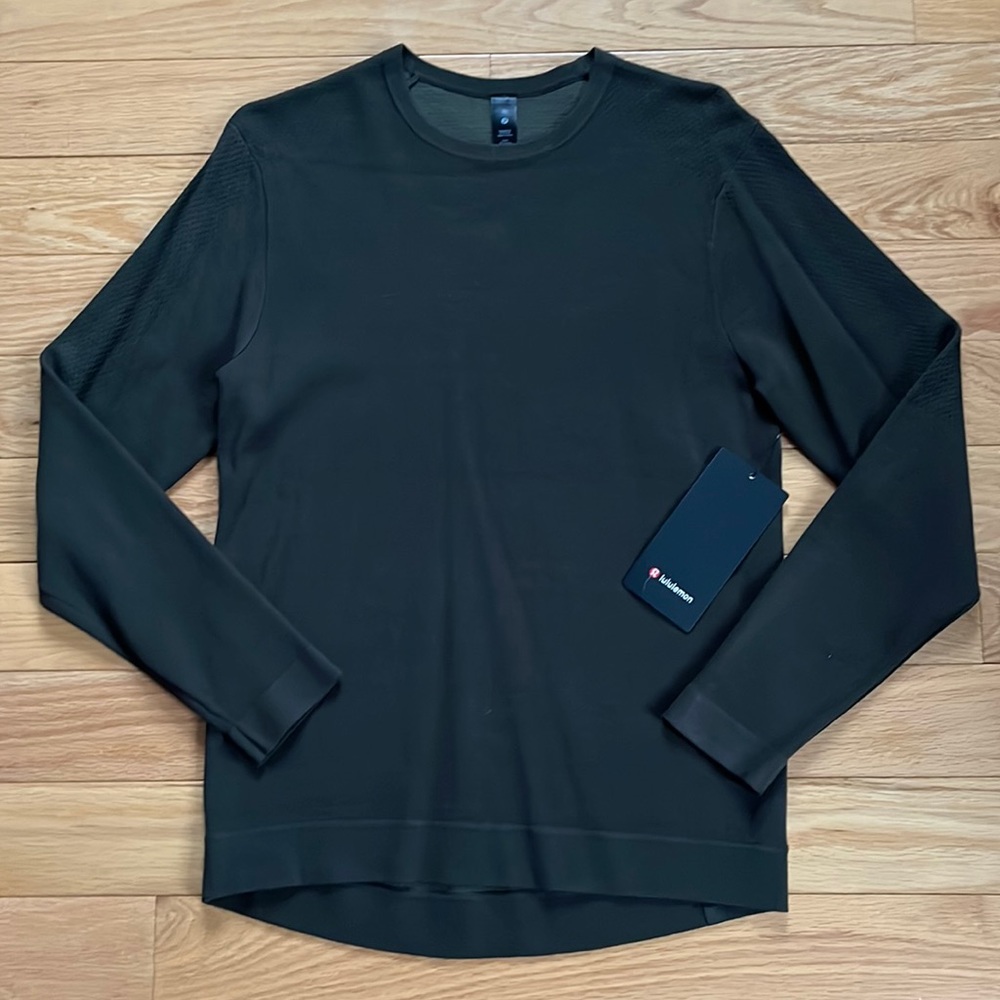 Lululemon Cascade Coast Crew *Dark Olive Army Green